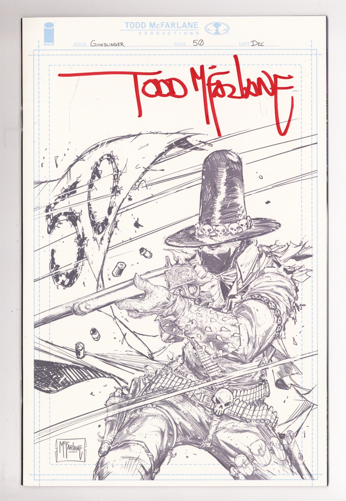 Gunslinger Spawn  50 Mcfarlane  Signed Incentive NM  (2026)