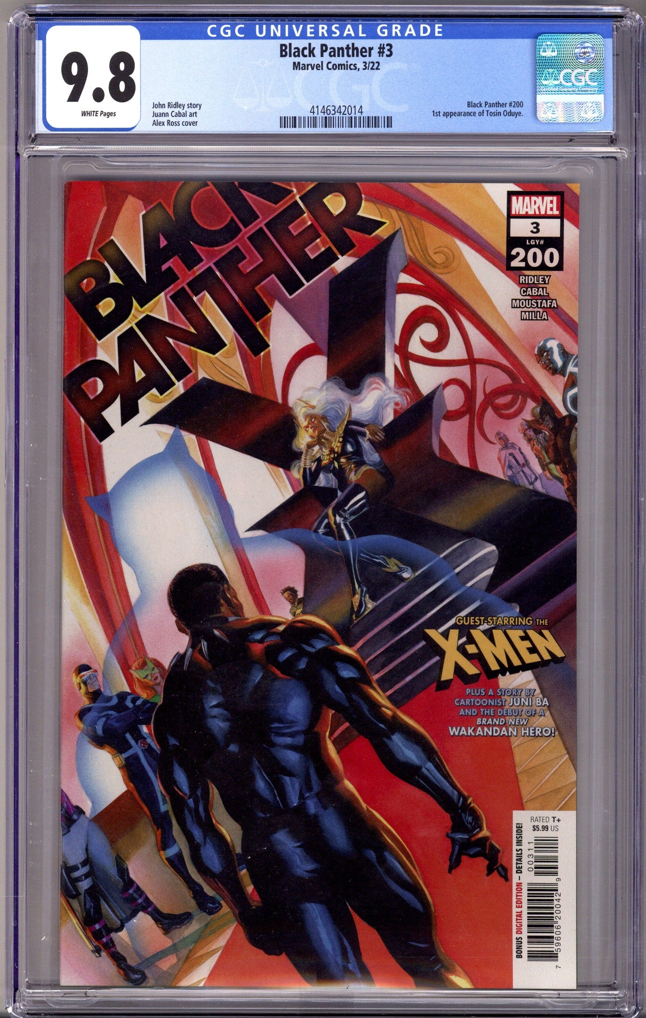 Black Panther Vol 8 3 (200) CGC 9.8 (NM/M)   (2022)        