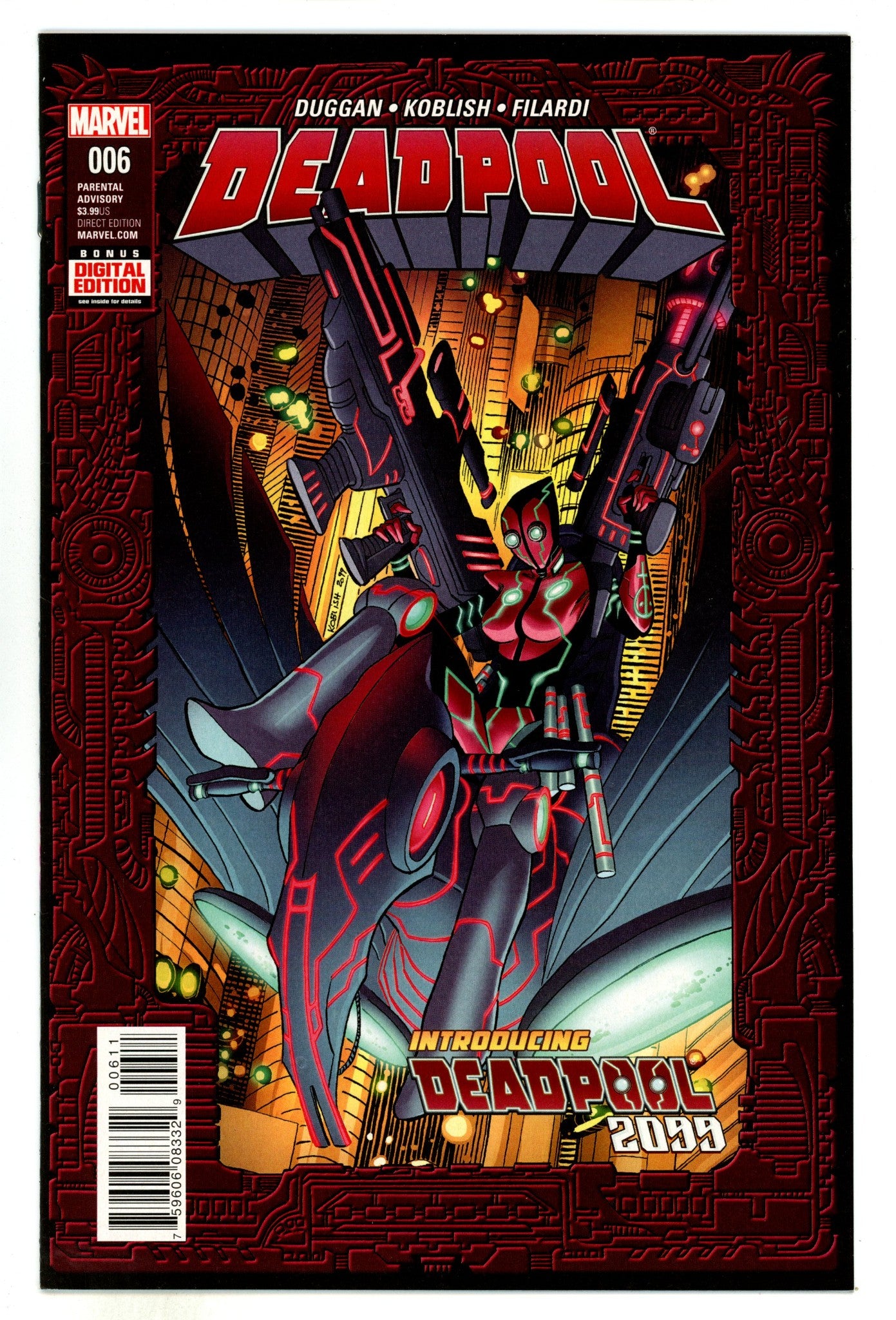 Deadpool Vol 5 6  VF/NM (9.0)  (2016)  
