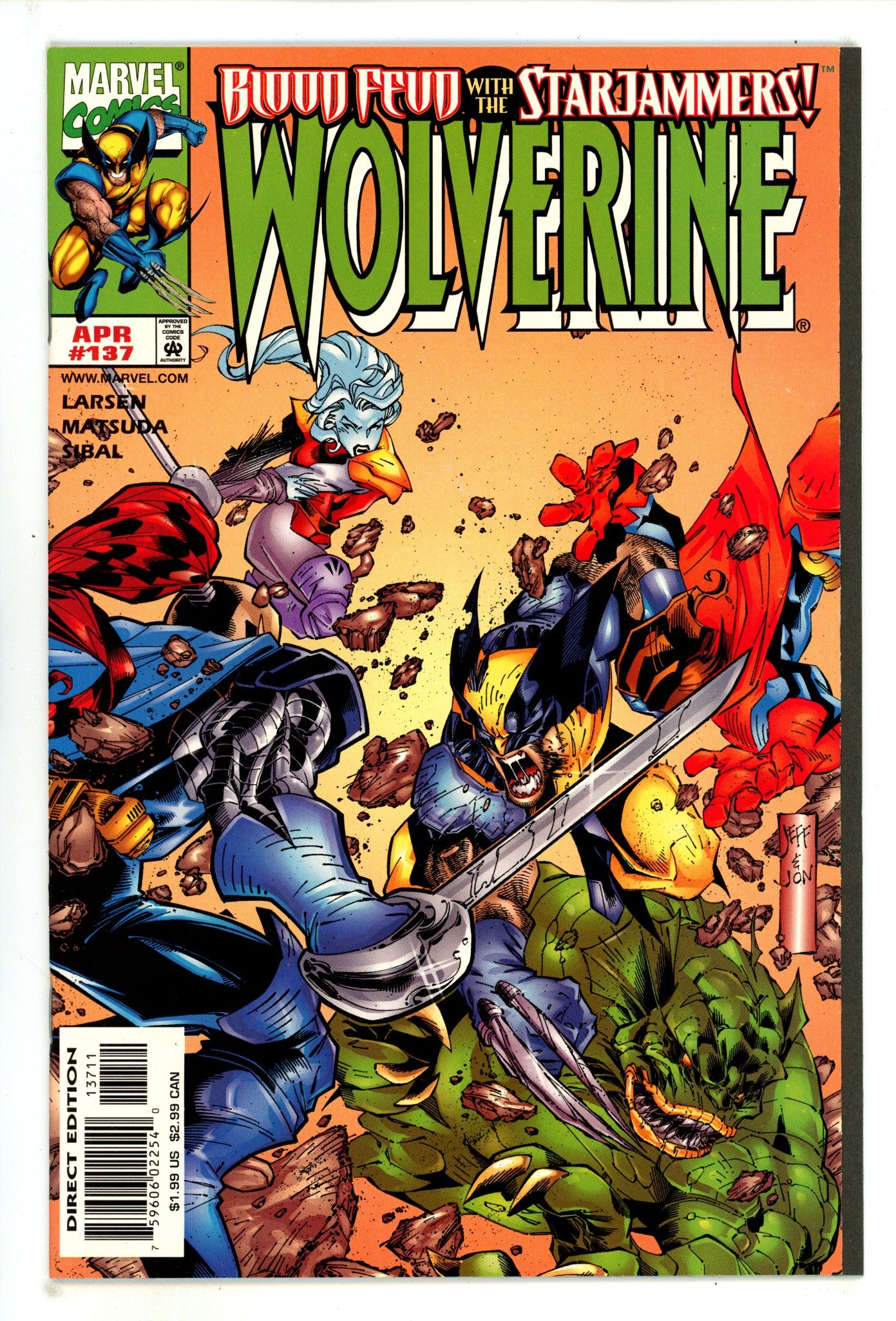 Wolverine Vol 2 137 High Grade (1999) 