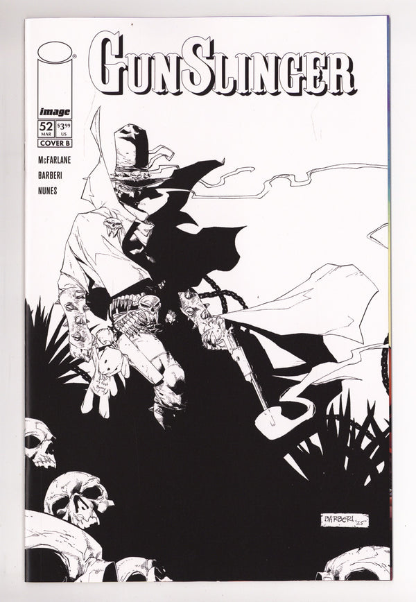 Gunslinger Spawn 52 Barberi B&W Variant (2026)