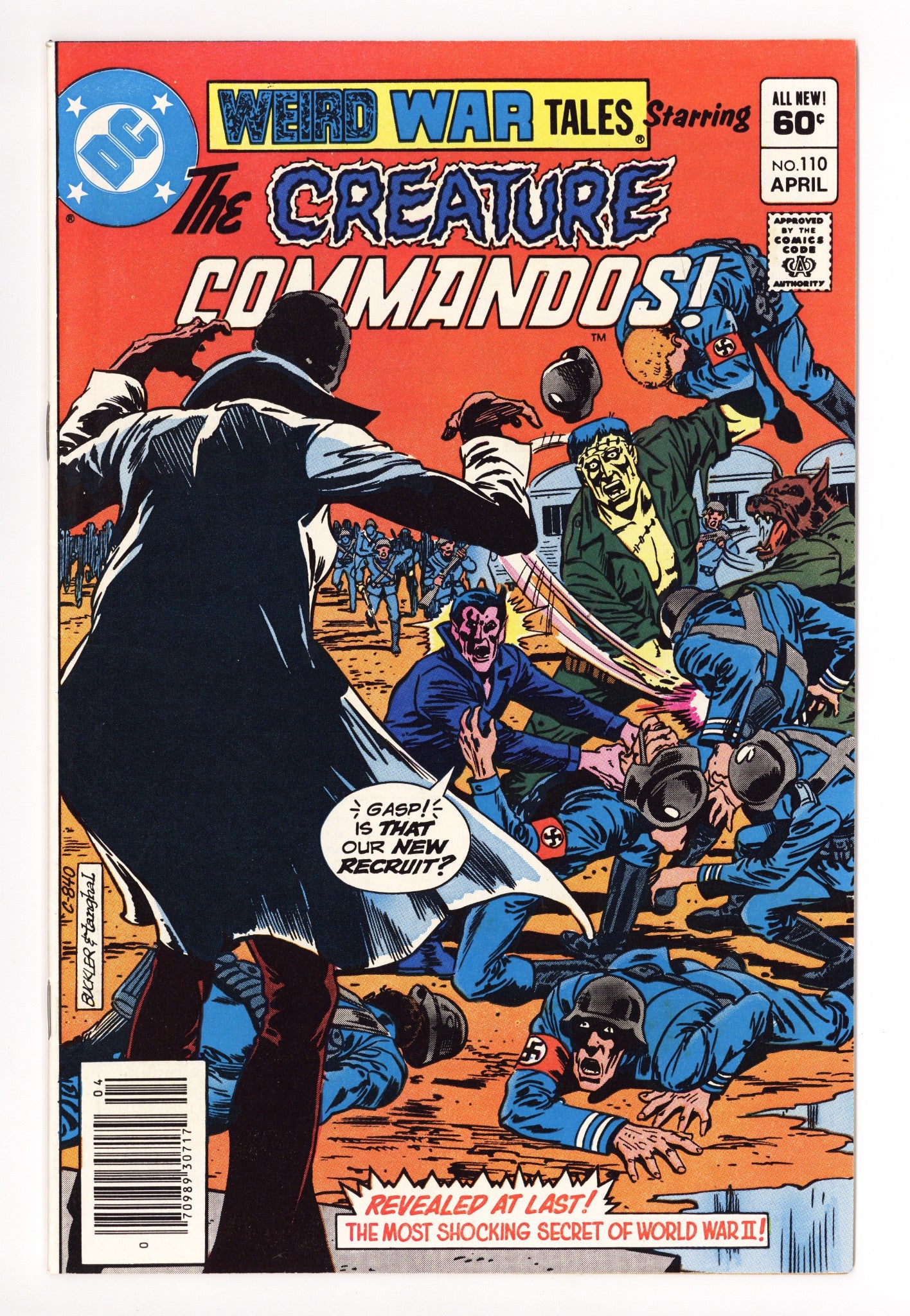 Weird War Tales Vol 1 110 VF- (7.5) (1982) Newsstand 