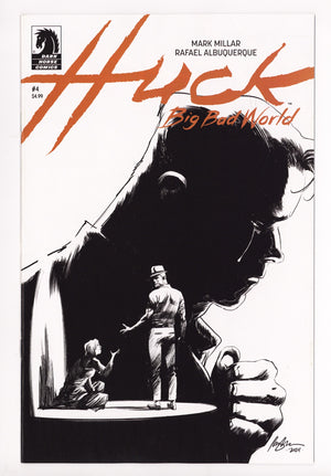 Huck: Big Bad World 4 Albuquerque B&W Variant (2025)