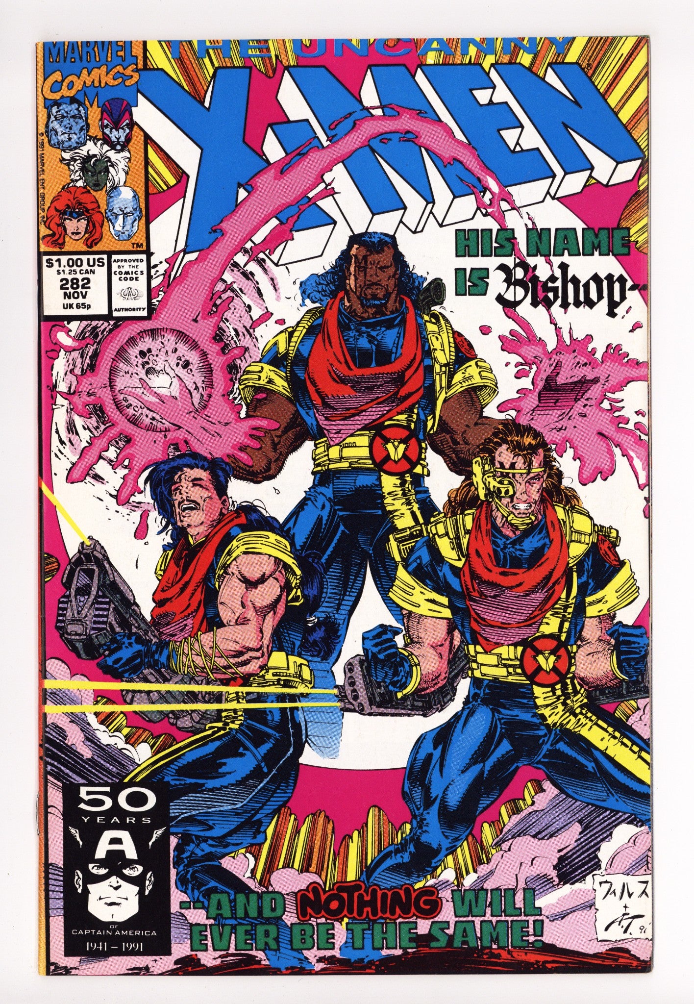 The Uncanny X-Men Vol 1 282 VF+ (8.5) (1991) 