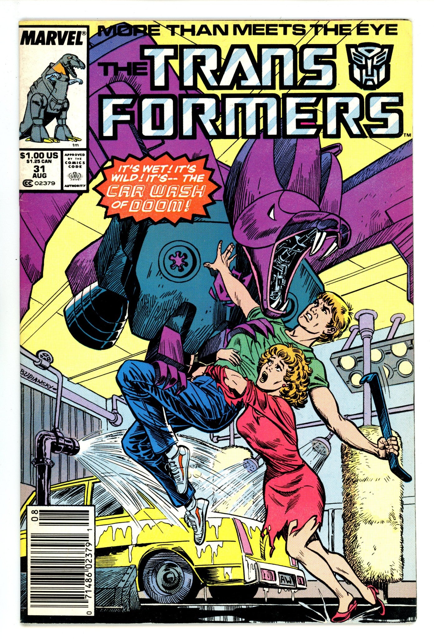 The Transformers 31 Low Grade (1987) Newsstand 