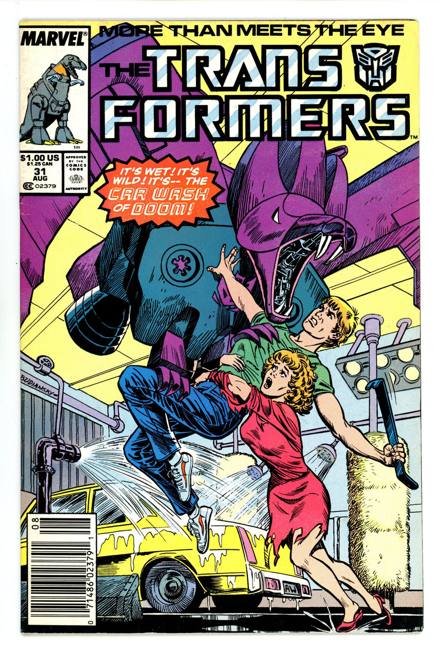 The Transformers 31 Low Grade (1987) Newsstand 