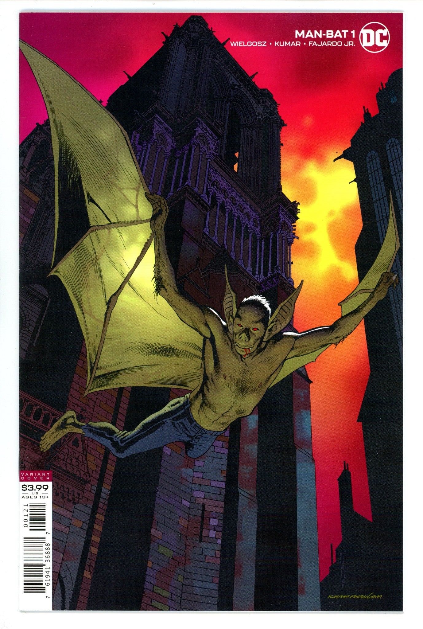 Man-Bat Vol 5 1 High Grade (2021) Nowlan Variant 