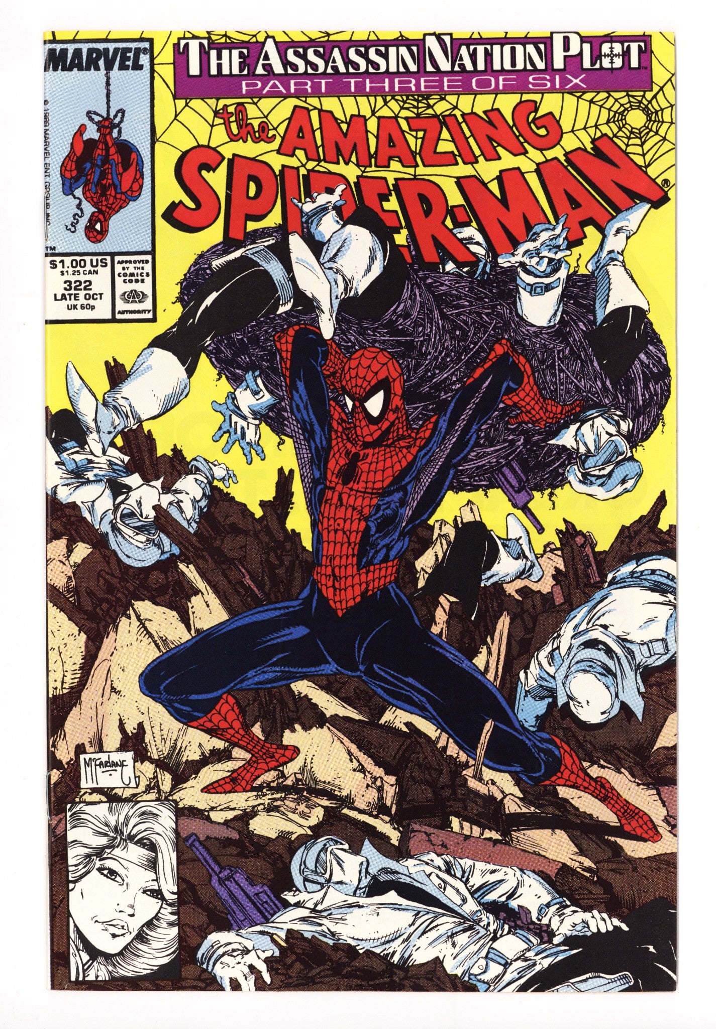 The Amazing Spider-Man Vol 1 322 VF (8.0) (1989) 