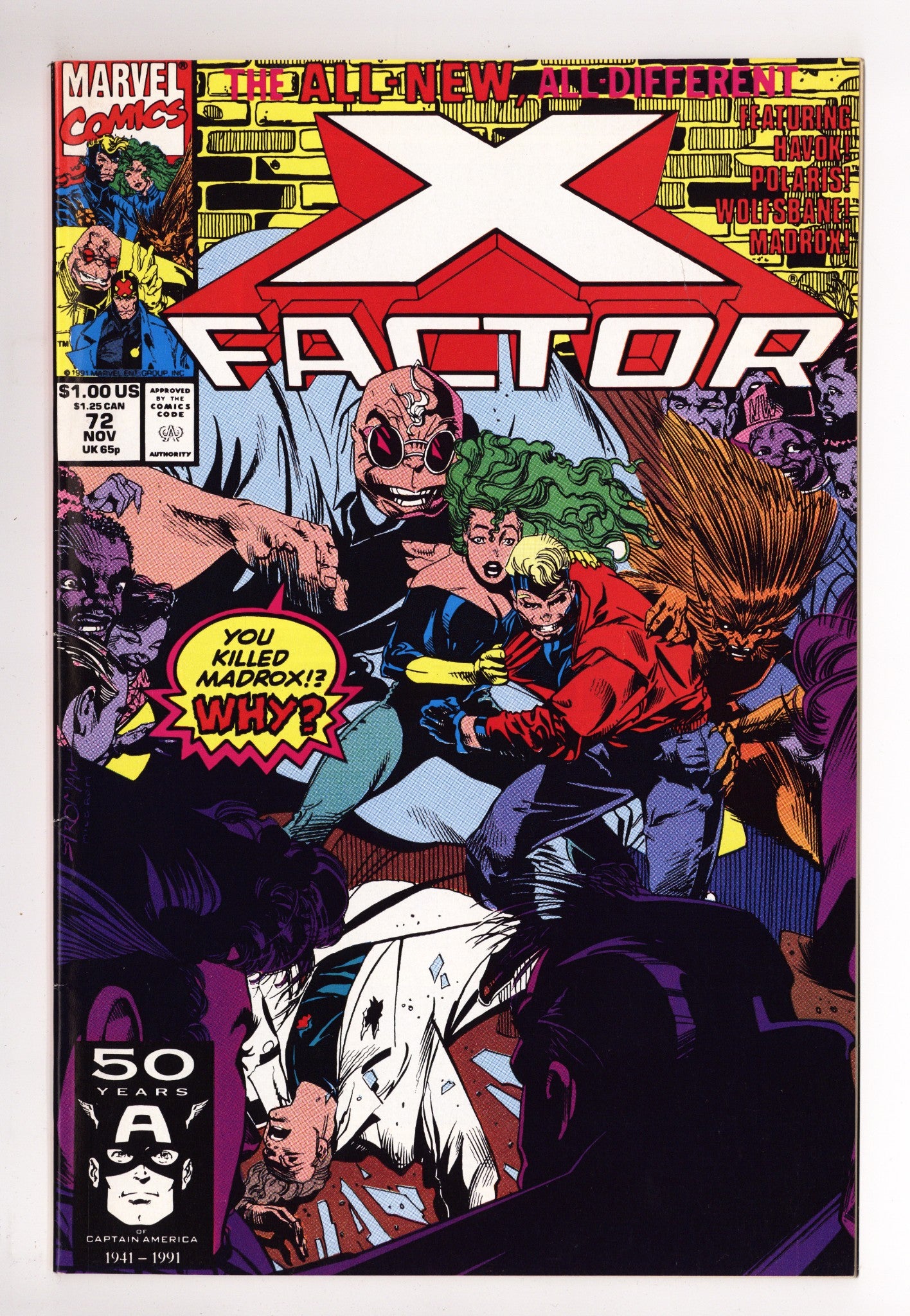 X-Factor Vol 1 72 High Grade (1991) 
