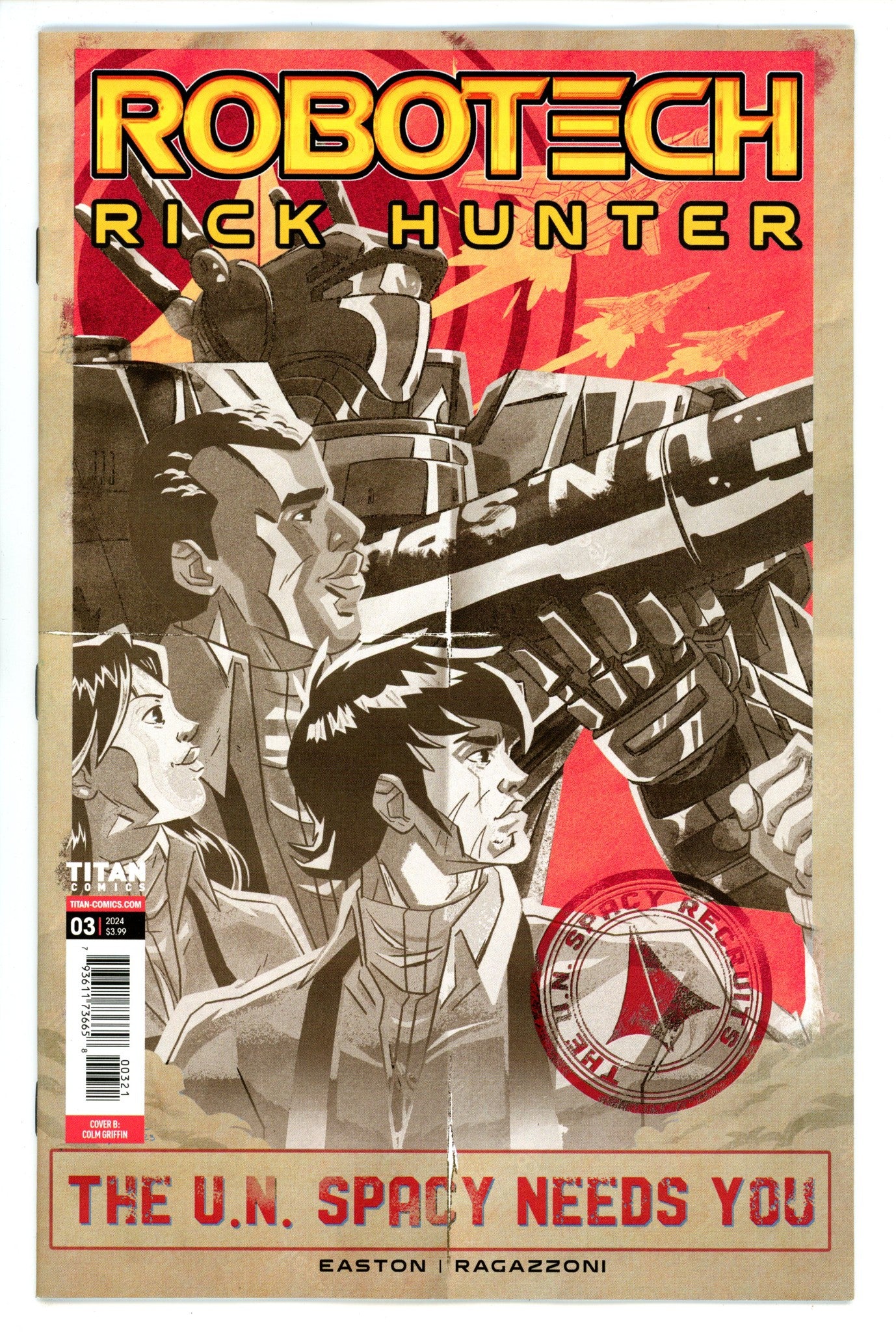 Robotech Rick Hunter 3 Griffin Variant (2024)