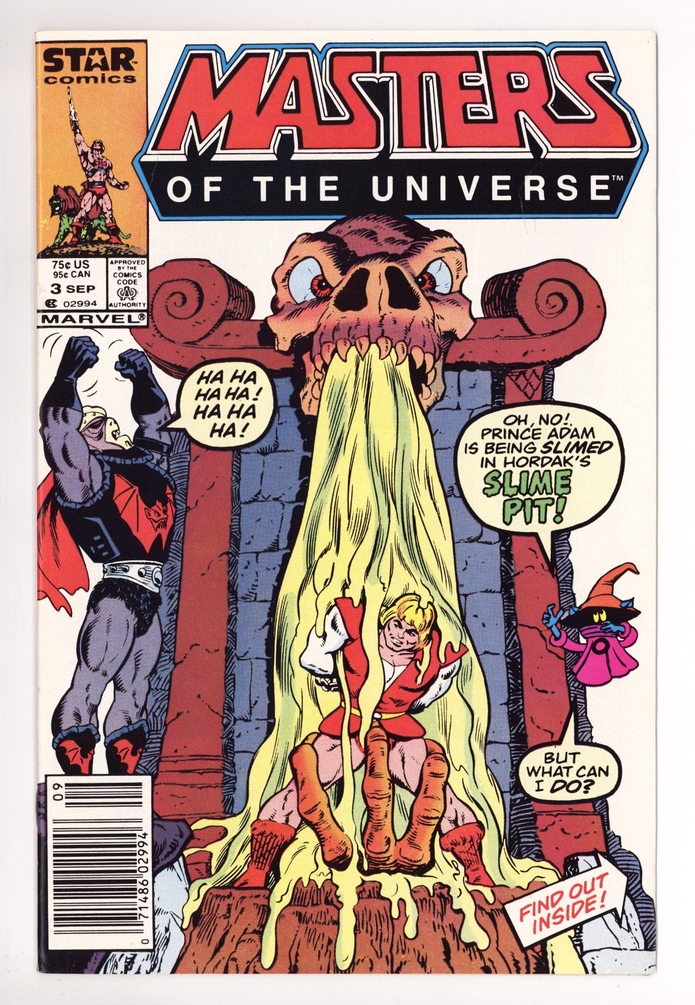 Masters of the Universe 3 VF (8.0) (1986) Newsstand 