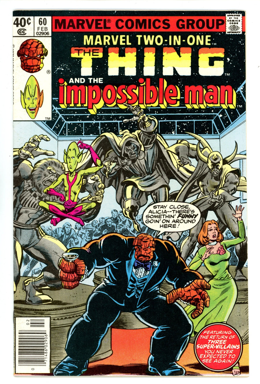 Marvel Two-in-One Vol 1 60 Mid Grade (1980) Newsstand 