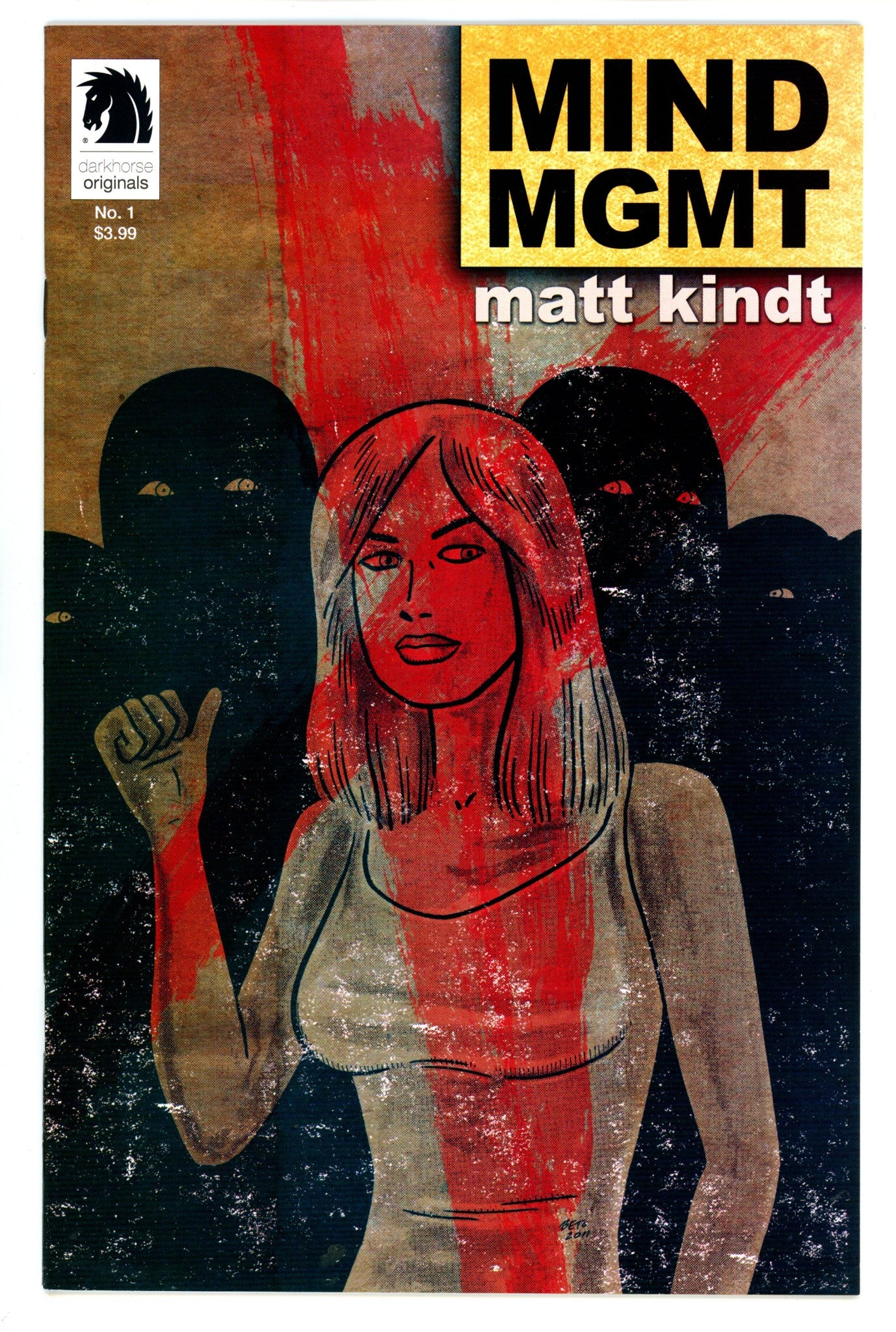 Mind Mgmt 1 VF/NM (9.0) (2012) Hernandez Variant 