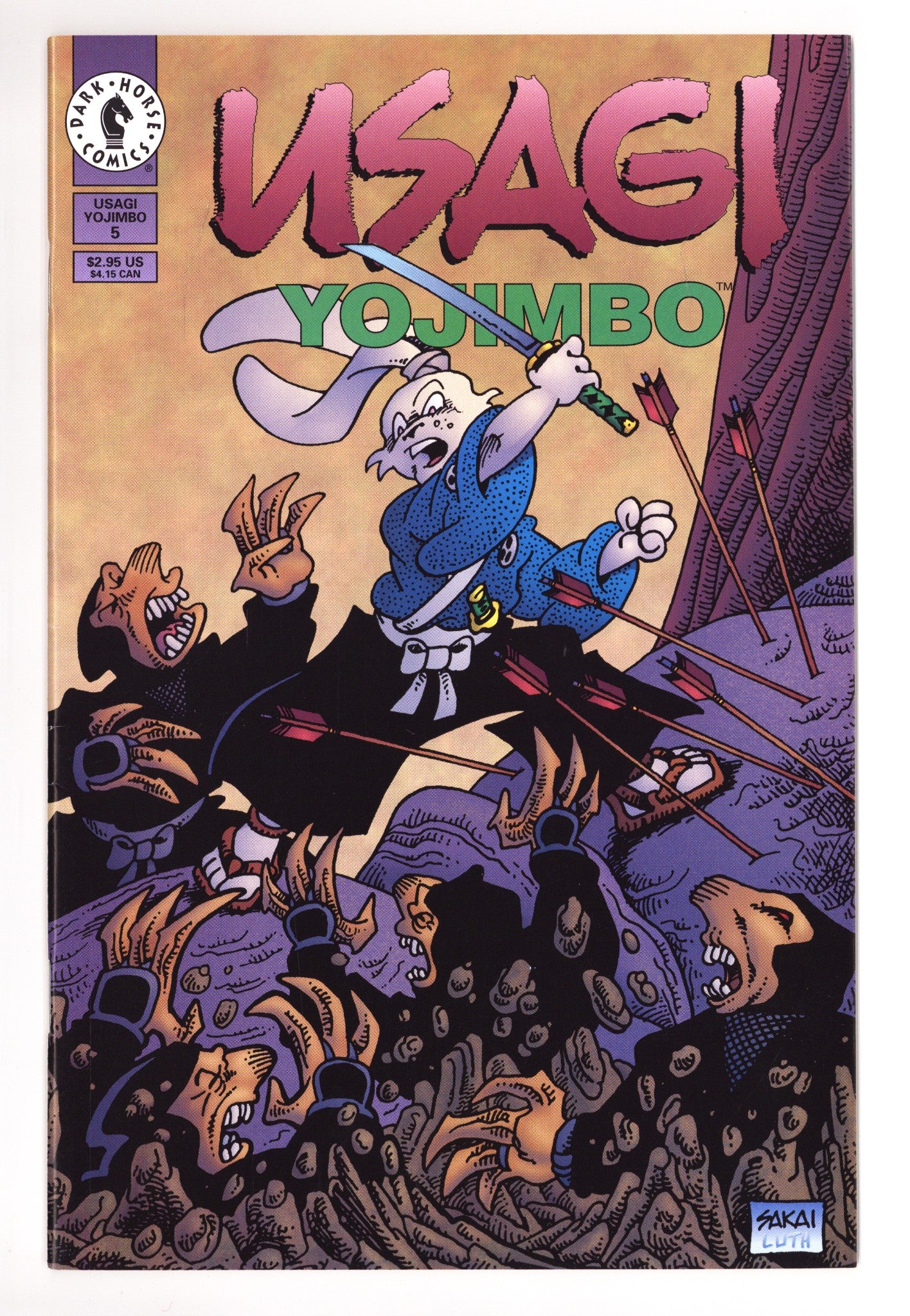 Usagi Yojimbo Vol 3 5 Mid Grade (1996) 