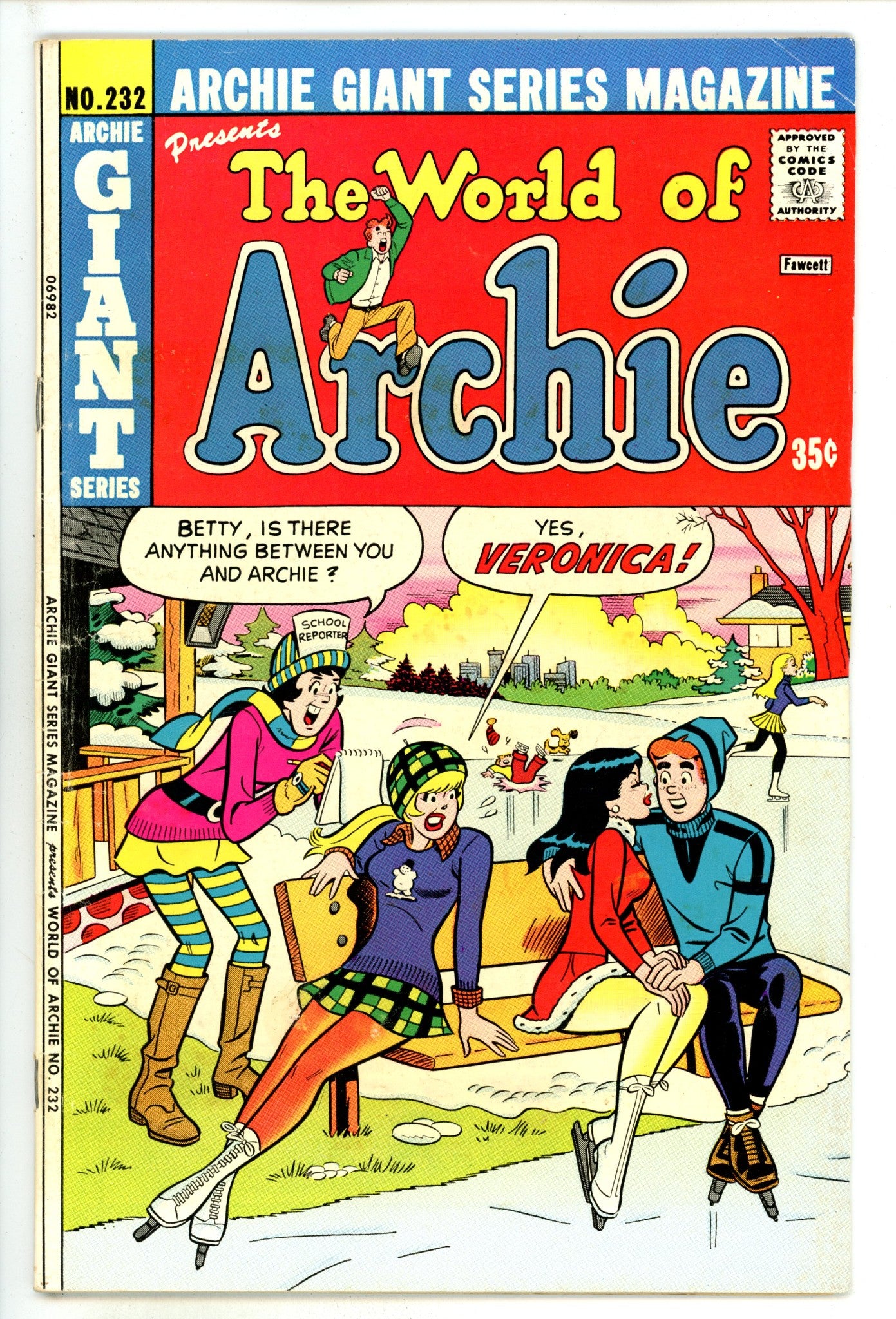 Archie Giant Series Magazine 232 Low Grade (1975) 