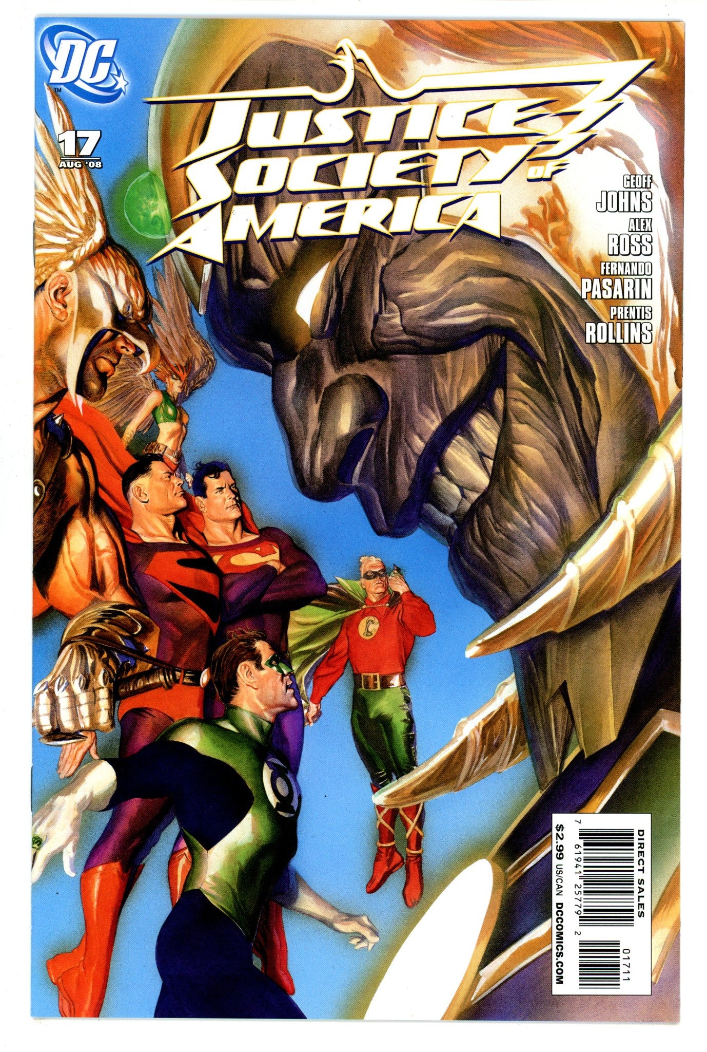 Justice Society of America Vol 3 17  High Grade  (2008)   