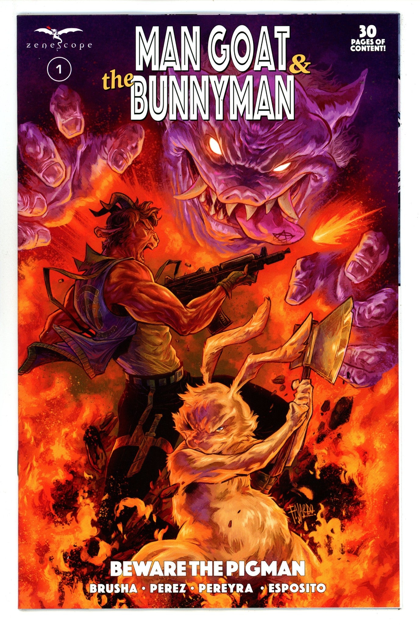 Man Goat & Bunnyman Beware The Pigman  1    (2024)