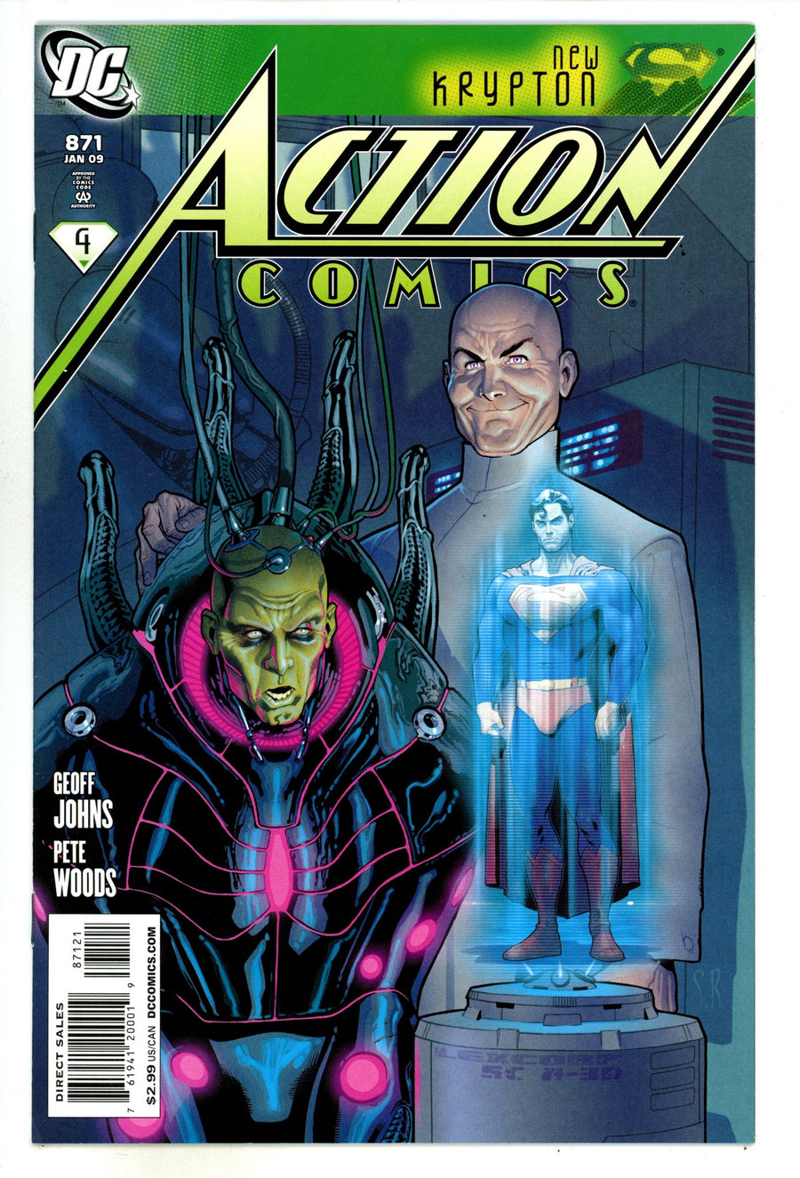 Action Comics Vol 1 871 High Grade (2009) Roux Incentive Variant 
