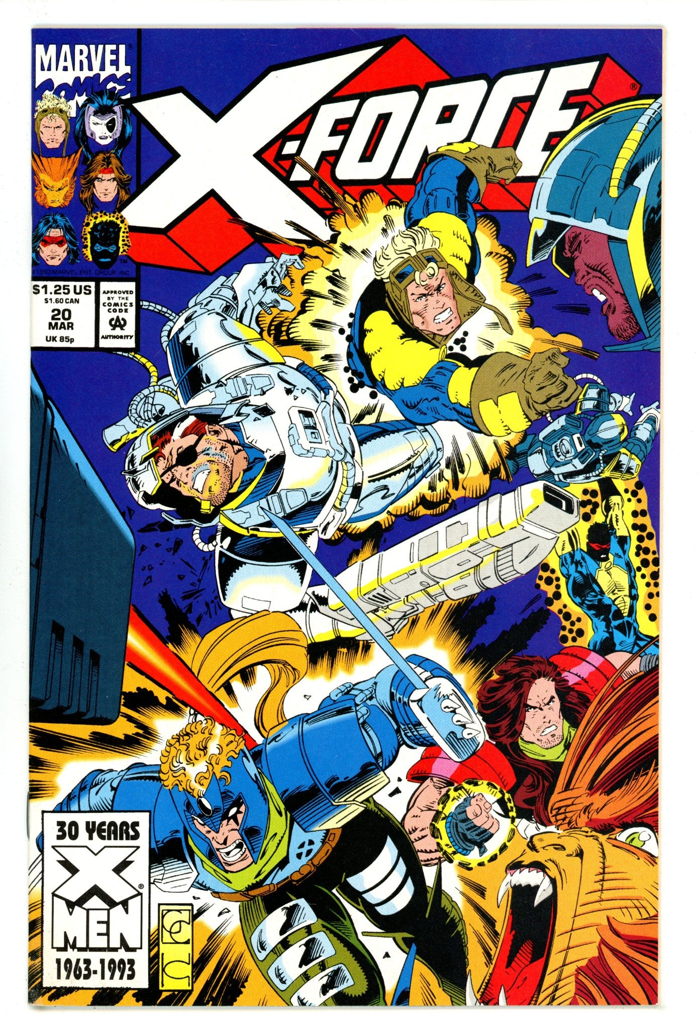 X-Force Vol 1 20 Mid Grade (1993) 