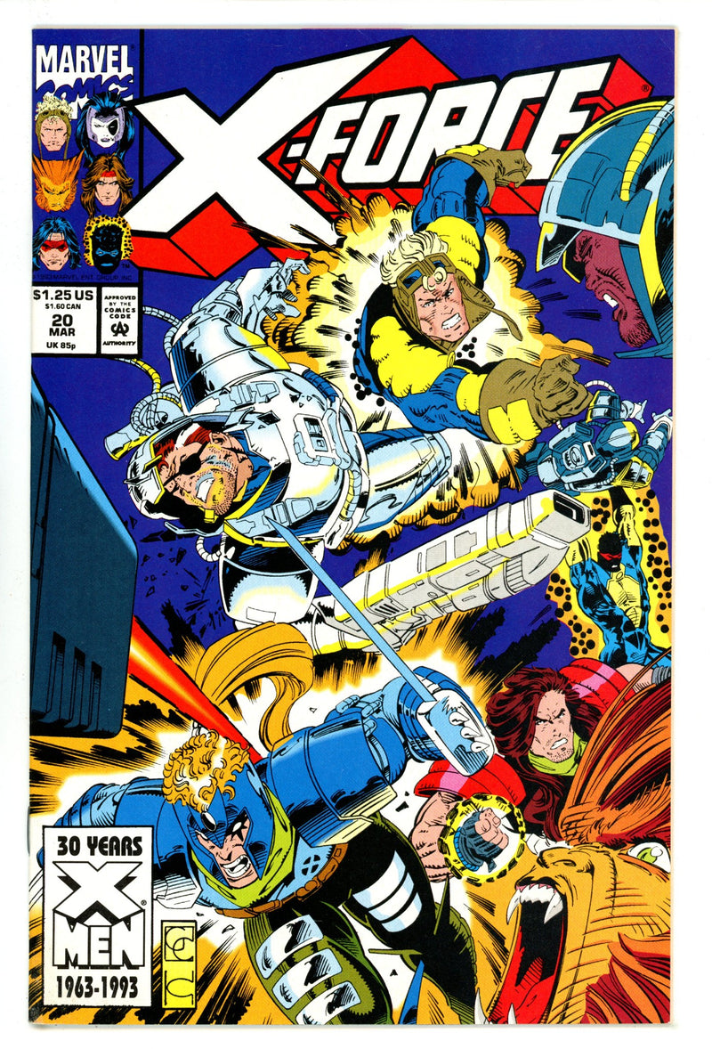 X-Force Vol 1 20 Mid Grade (1993) 