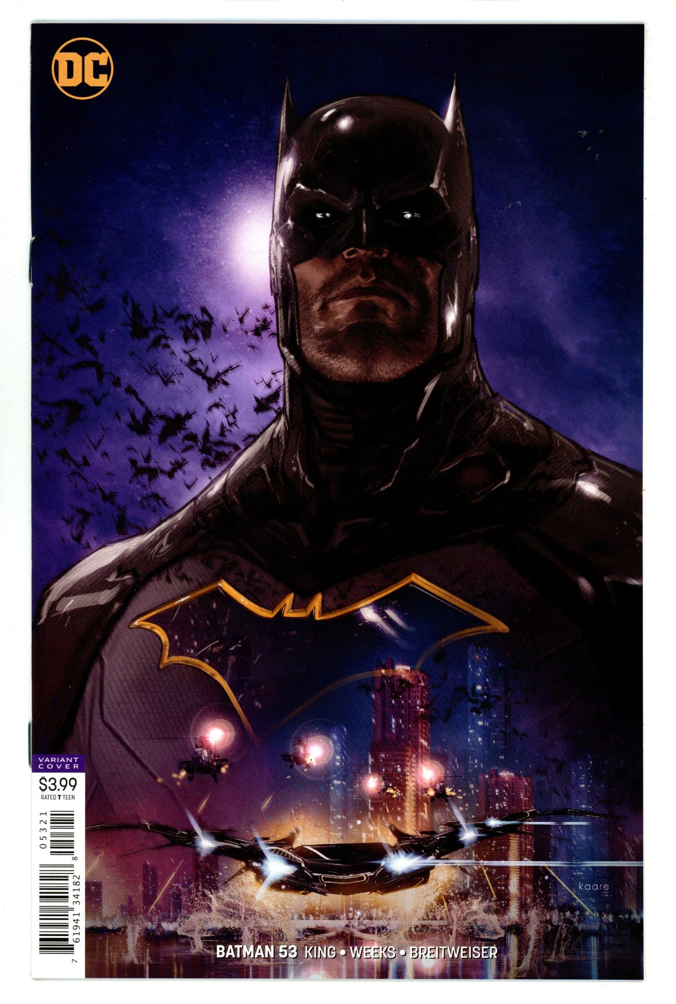 Batman Vol 3 53 High Grade (2018) Andrews Variant 