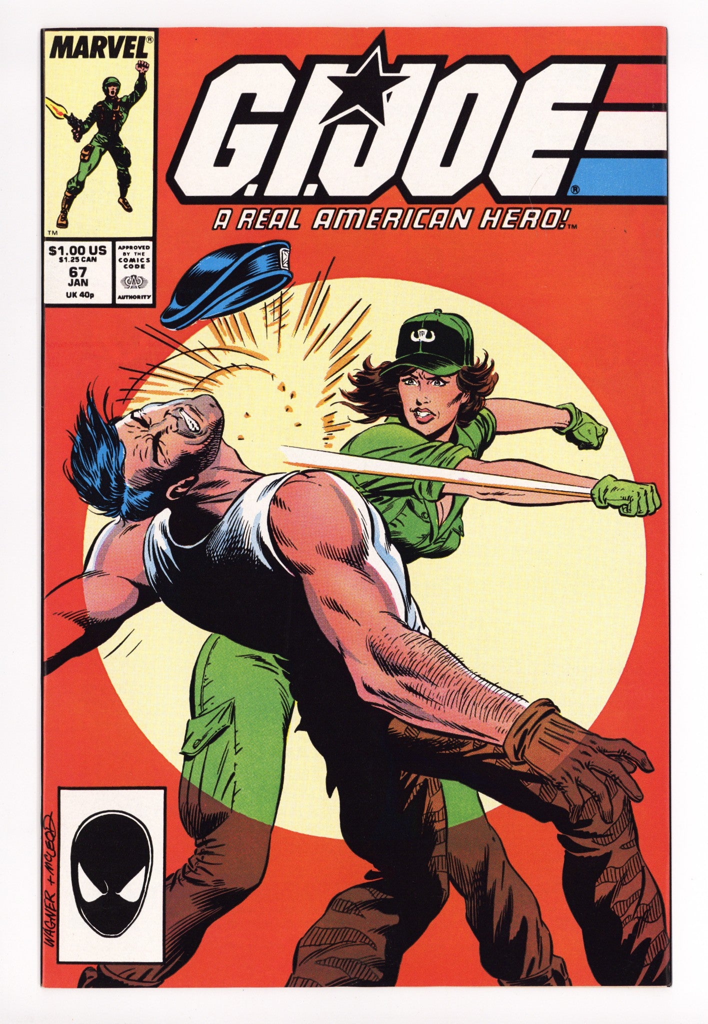 G.I. Joe, A Real American Hero 67 NM (9.4) (1988) 