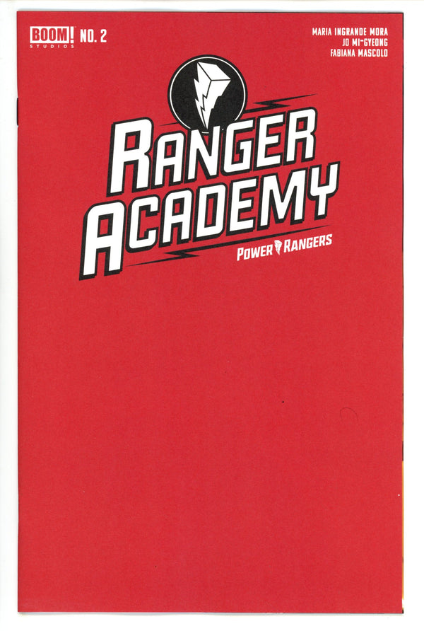 Ranger Academy 2 Red Blank Variant (2023)