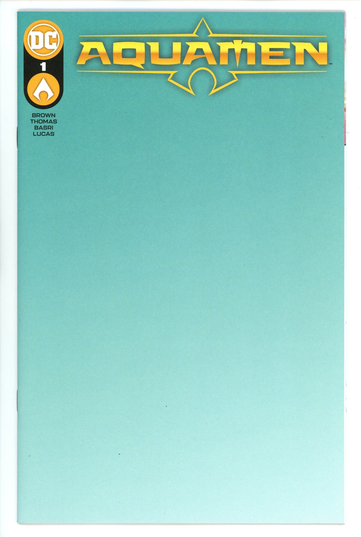 Aquamen 1 High Grade (2022) Blank Variant 