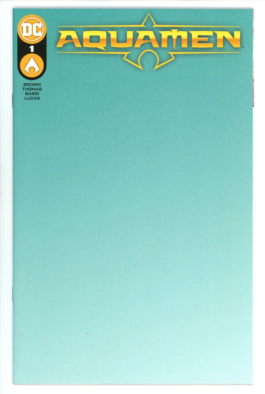 Aquamen 1 High Grade (2022) Blank Variant 