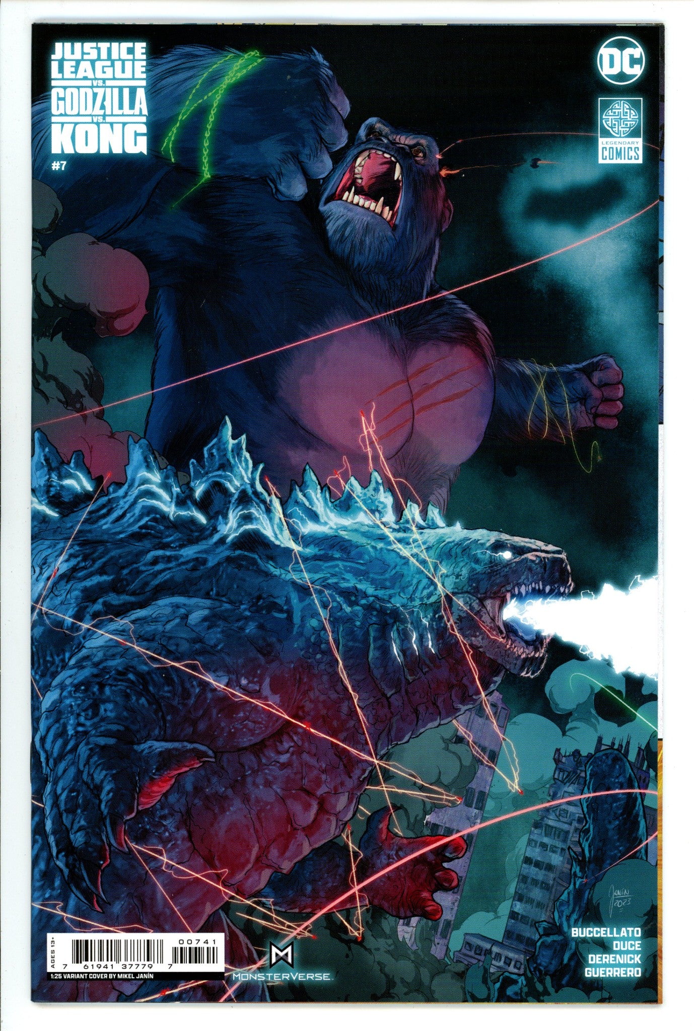 Justice League Vs Godzilla Vs Kong 7 Jan√≠n Incentive Variant NM (2024)