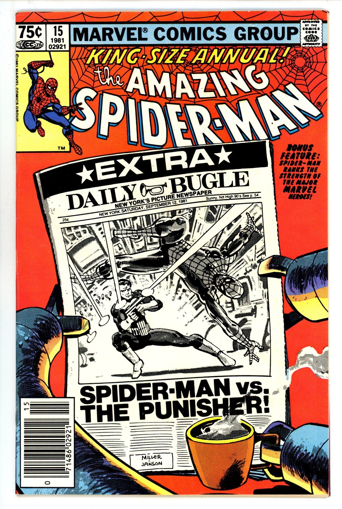 The Amazing Spider-Man Annual Vol 1 15 FN+ (6.5) (1981) Newsstand 