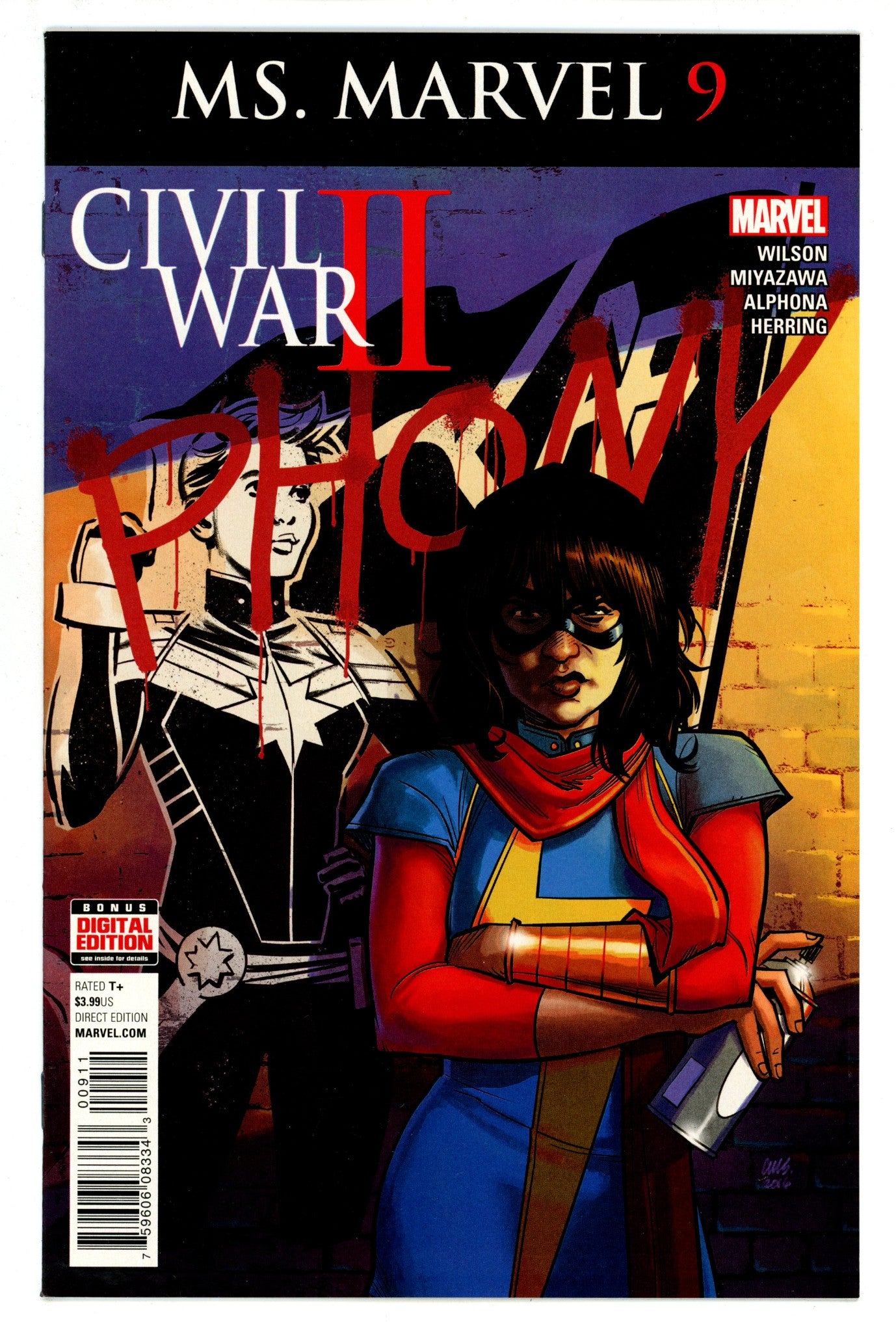 Ms. Marvel Vol 4 9 High Grade (2016) 