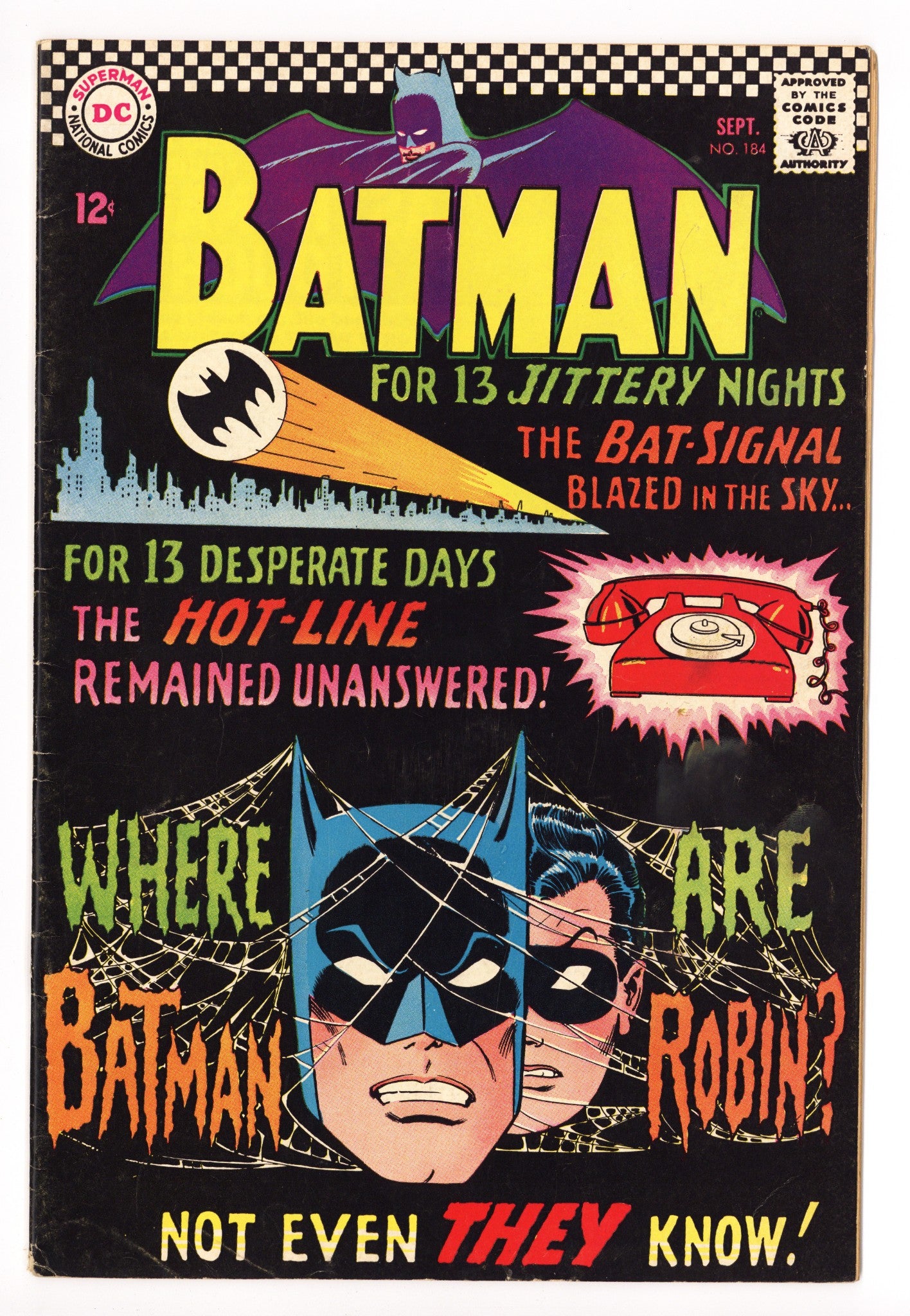 Batman Vol 1 184 VG/FN (5.0) (1966) 