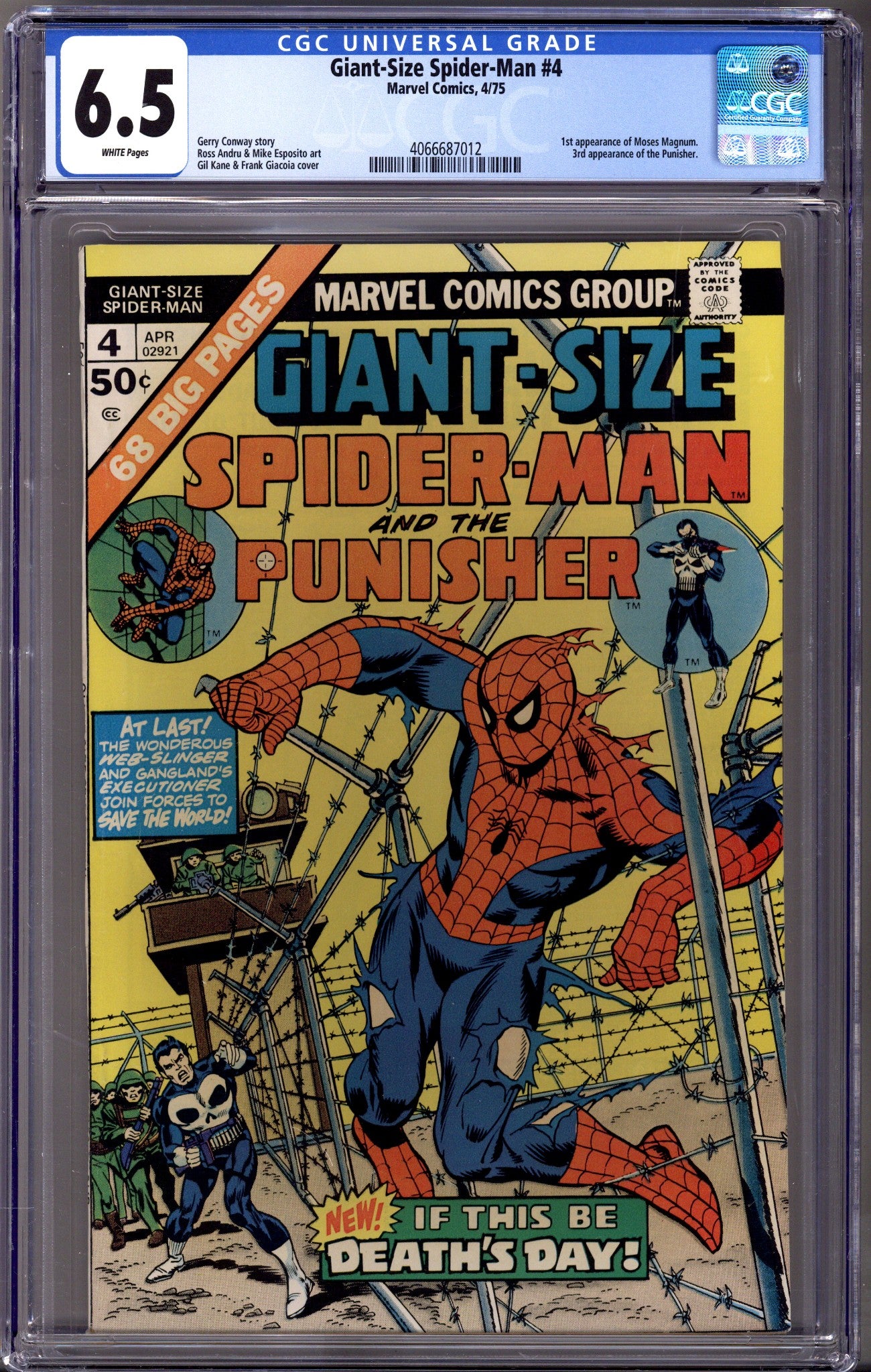 Giant-Size Spider-Man 4 CGC 6.5 (FN+) (1975) 