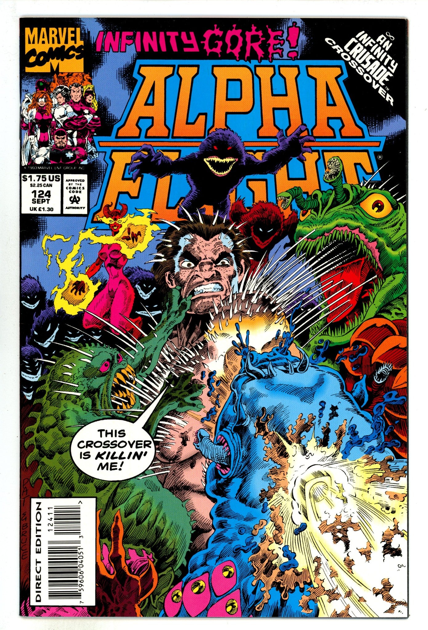 Alpha Flight Vol 1 124 High Grade (1993) 