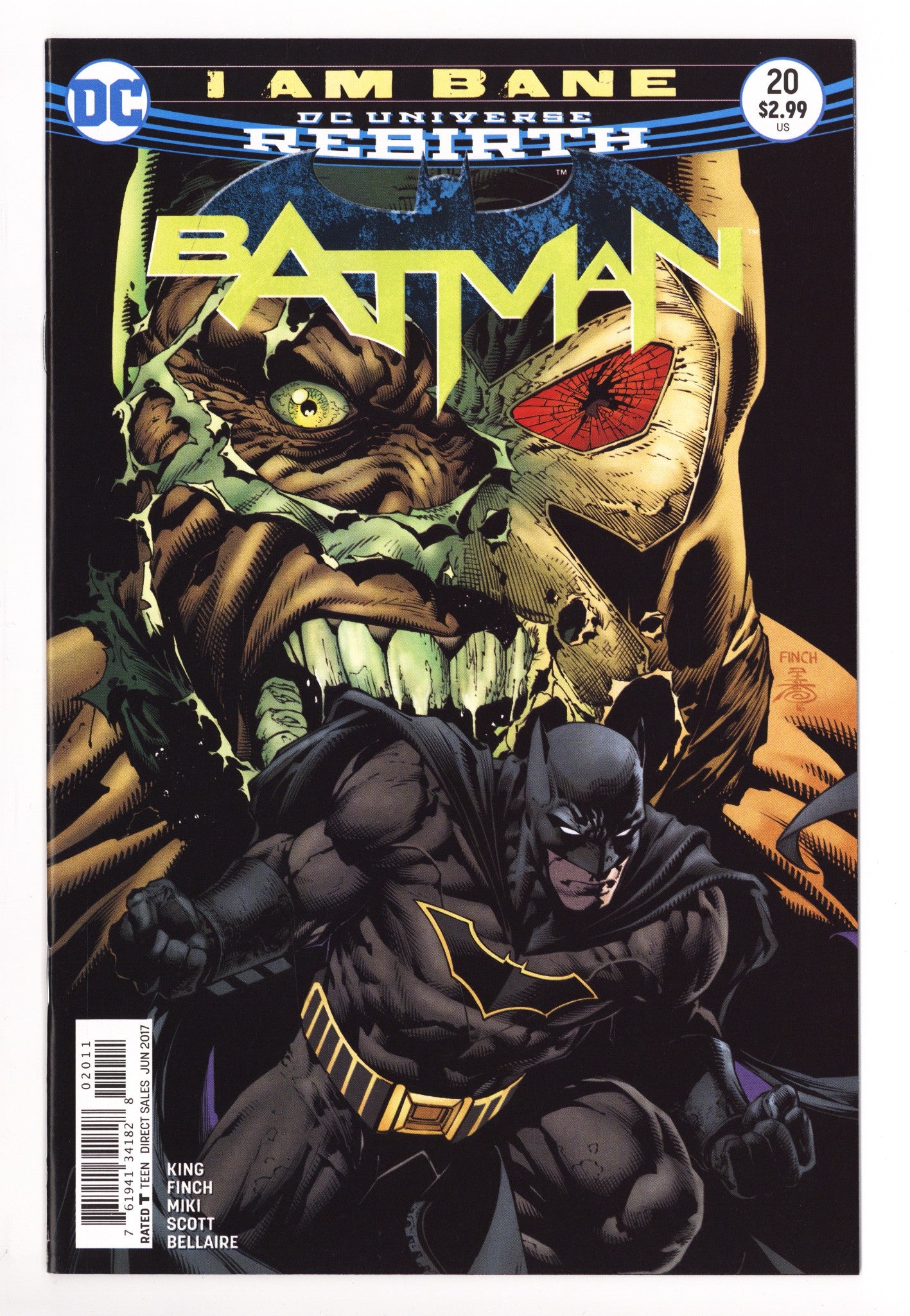 Batman Vol 3 20 High Grade (2017) 