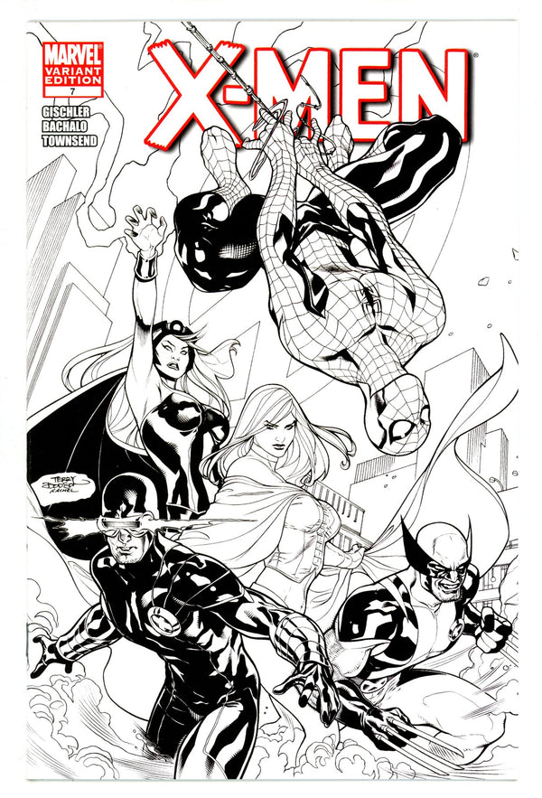 X-Men Vol 2 7 VF/NM (9.0) (2011) Dodson B&W Exclusive Variant