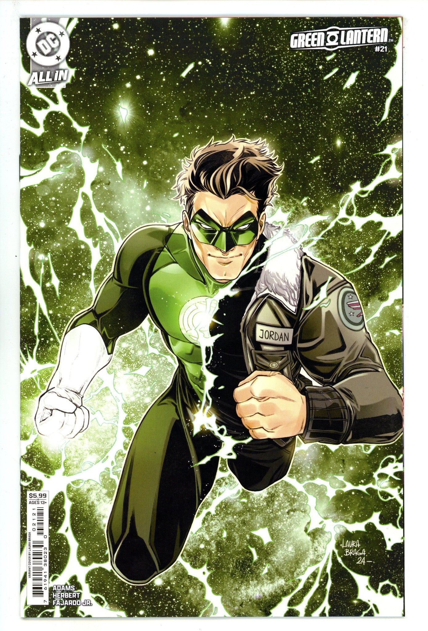 Green Lantern Vol 8 21 Braga Variant (2025)