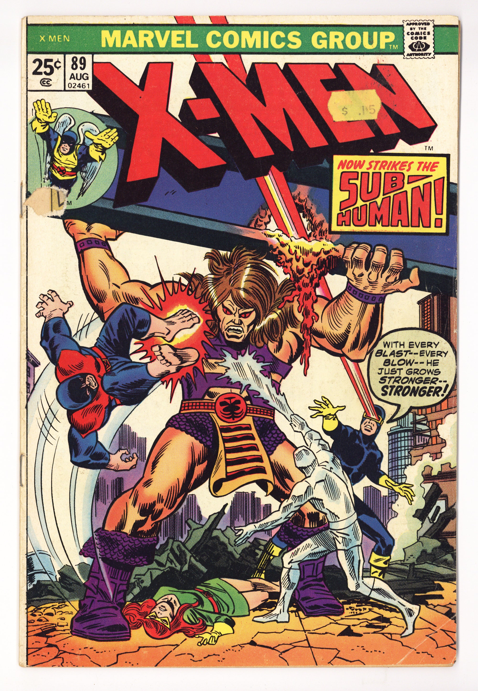 The X-Men Vol 1 89  GD/VG (3.0)   (1974)        
