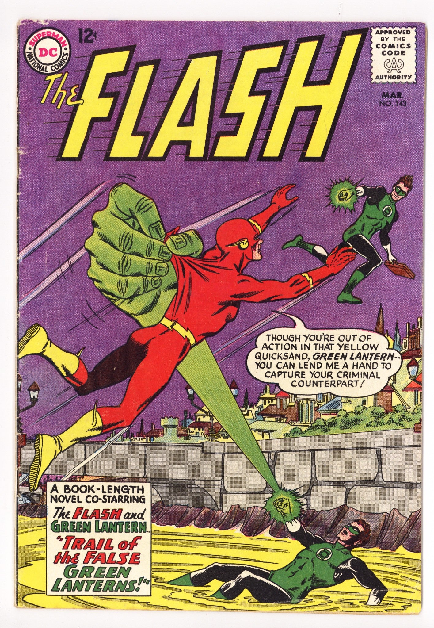 The Flash Vol 1 143 VG/FN (5.0) (1964) 
