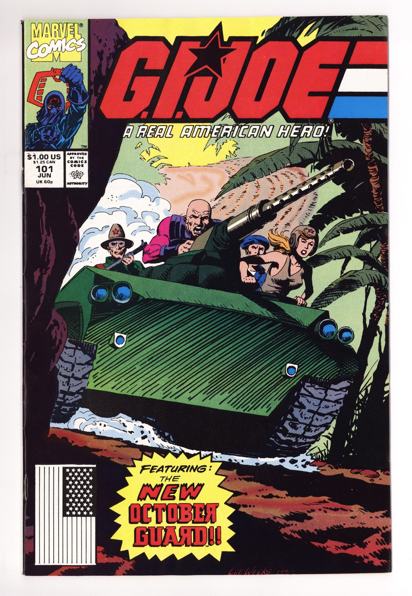 G.I. Joe, A Real American Hero 101 VF+ (8.5) (1990) 
