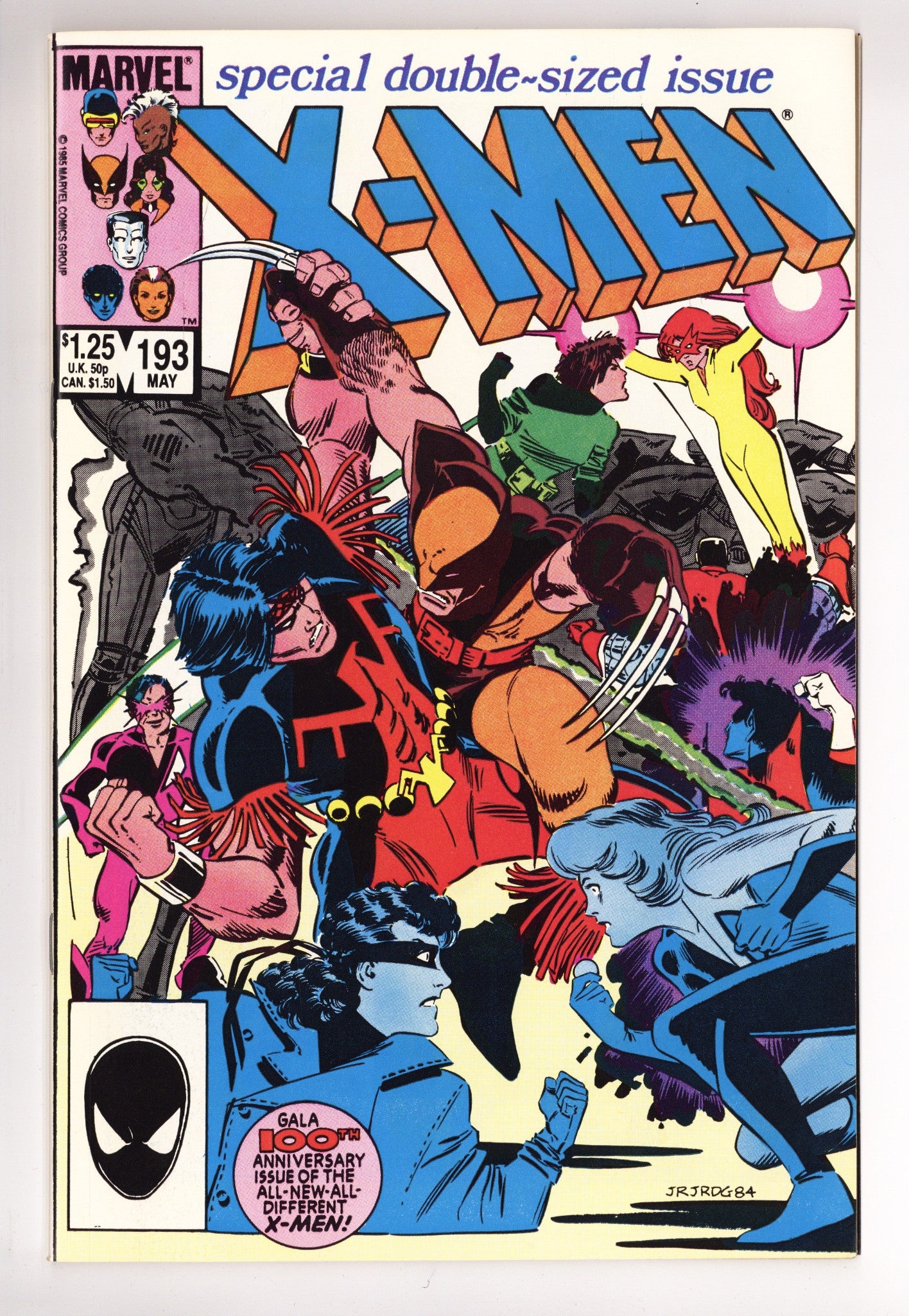 The Uncanny X-Men Vol 1 193 NM- (9.2) (1985) 