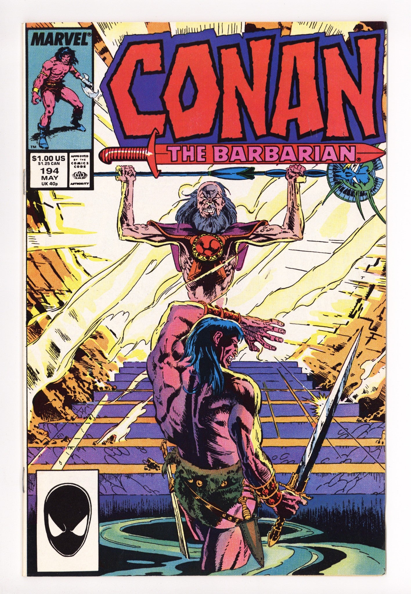Conan the Barbarian Vol 1 194 Mid Grade (1987) 