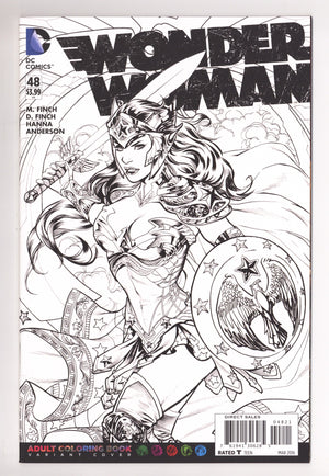 Wonder Woman Vol 4 48 High Grade (2016) Lupacchino B&W Variant