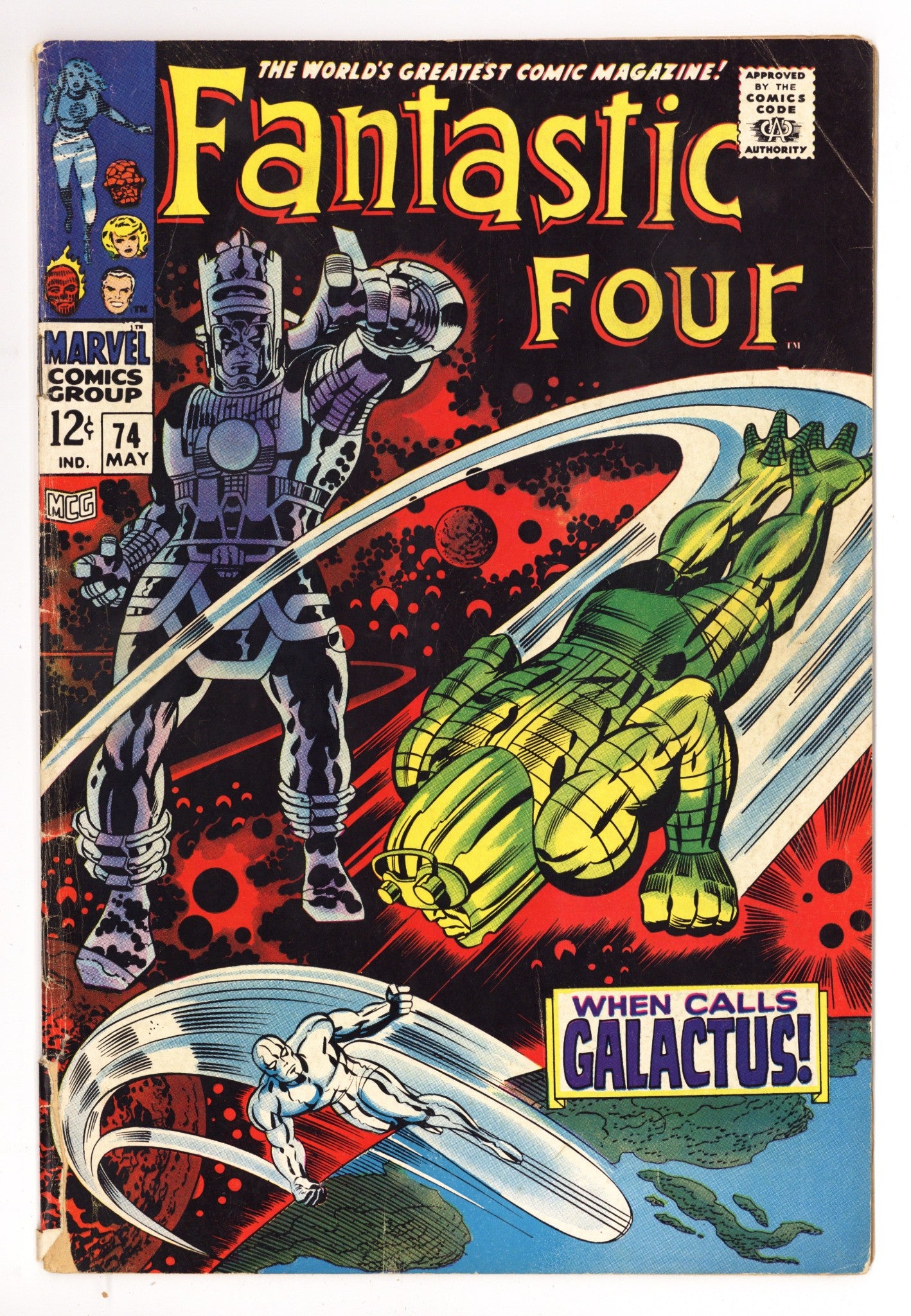 Fantastic Four Vol 1 74 VG- (3.5) (1968) 