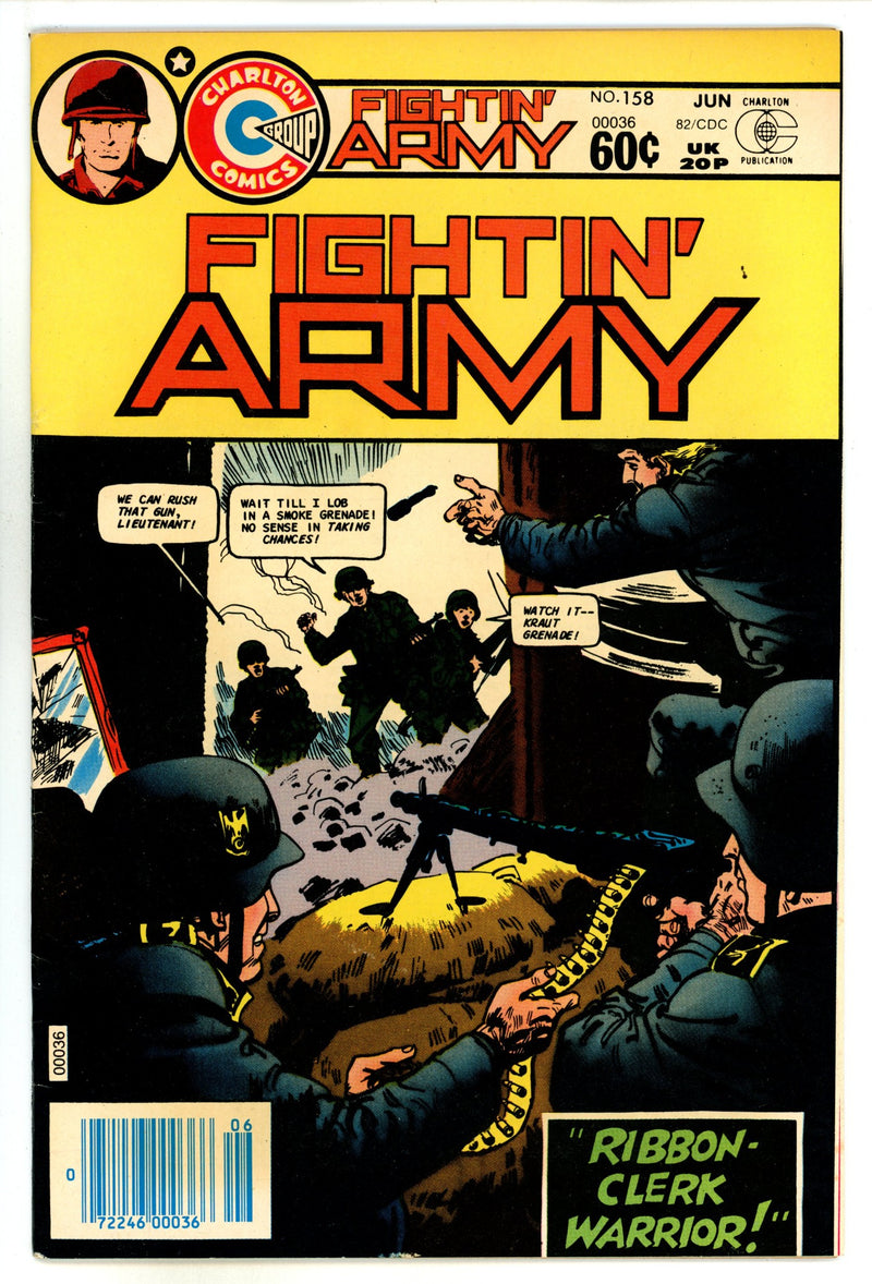 Fightin' Army 158 FN/VF (7.0) (1982) 