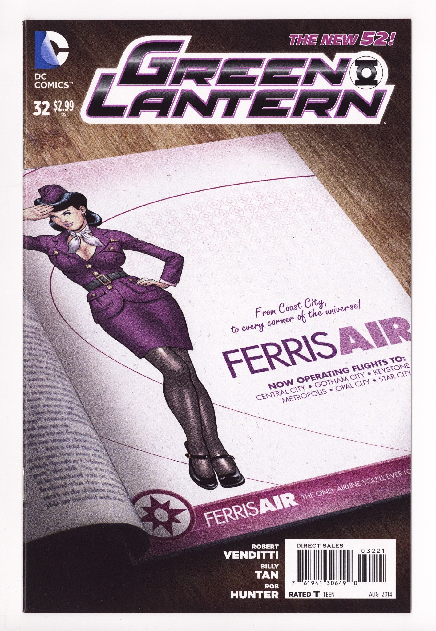 Green Lantern Vol 5 32 High Grade (2014) Jones Bombshells Variant 