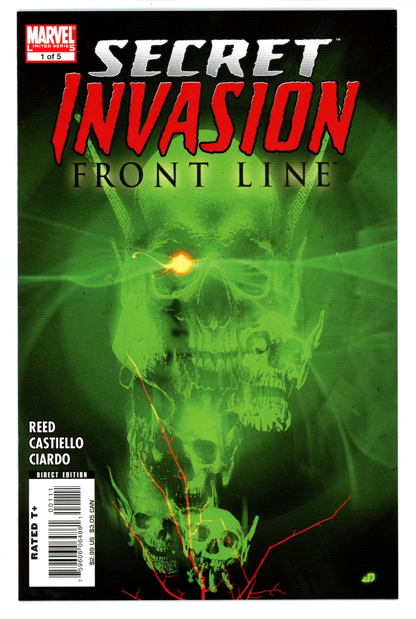 Secret Invasion: Front Line 1 Mid Grade (2008) 