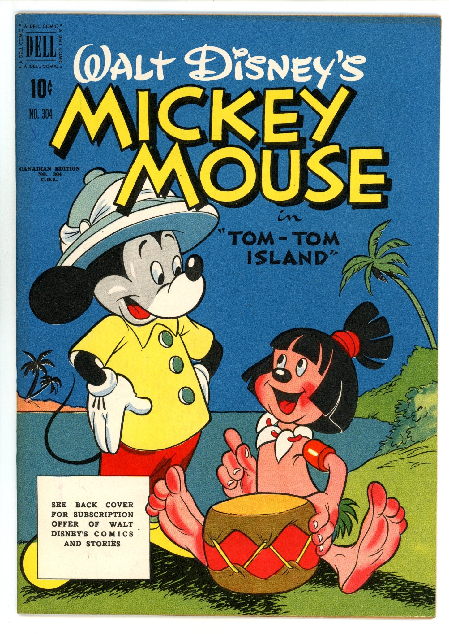 Four Color Vol 2 304 NM- (9.2) (1950) Canadian Edition 