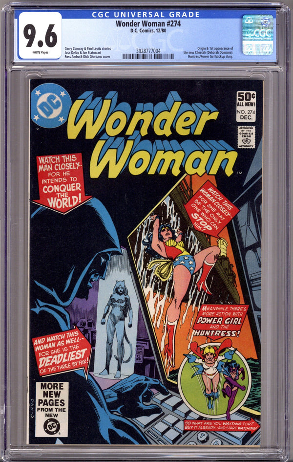 Wonder Woman Vol 1 274 CGC 9.6 (NM+) (1980)